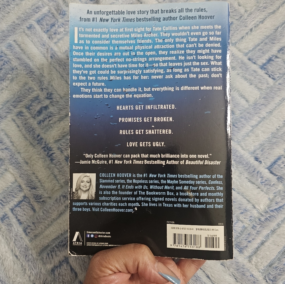 2/$6 'Ugly Love' Novel - Blue Cover - Picture 3 of 3